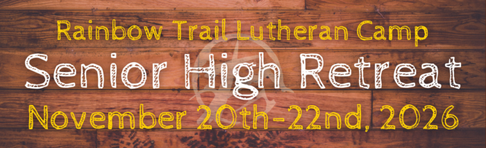 Senior High Retreat 2026!