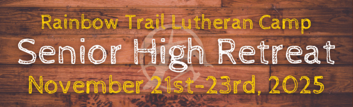 Senior High Retreat 2025!
